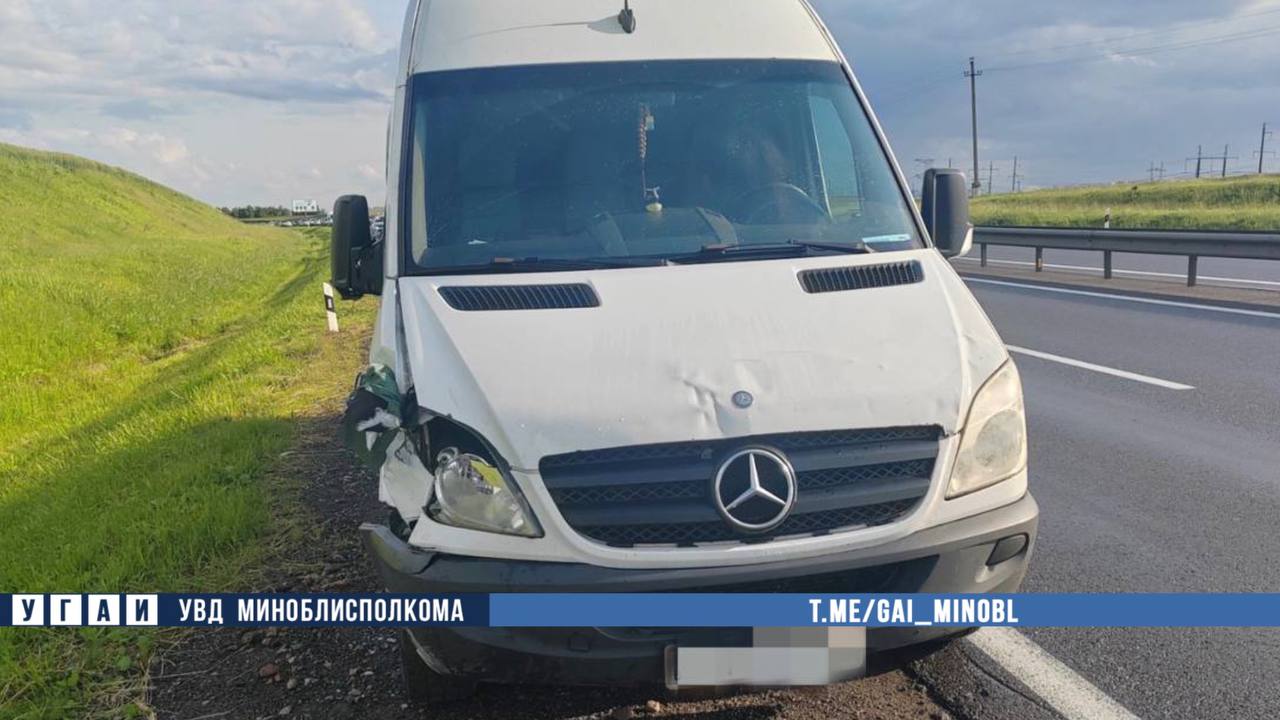 Водитель мопеда пострадал в ДТП в Минском районе