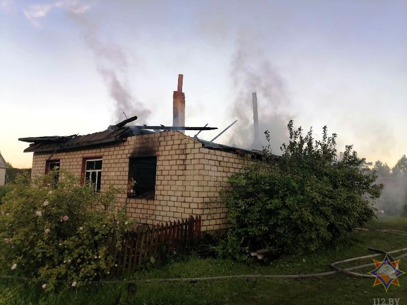 Инвалид первой группы погиб сегодня на пожаре в Поставском районе