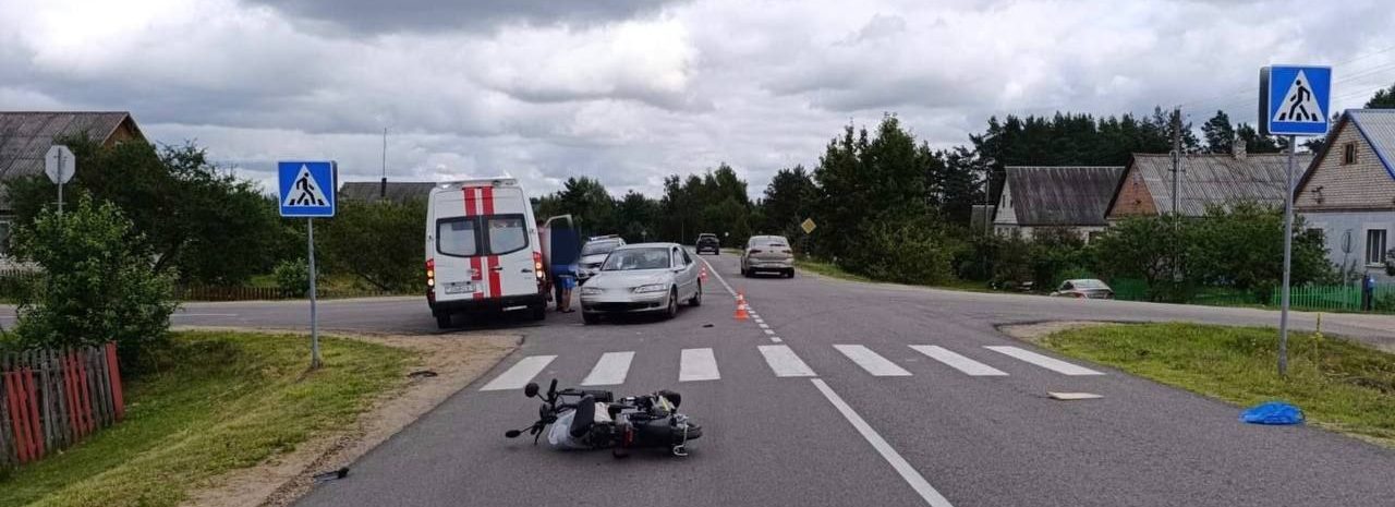 В Воложинском районе в результате аварии пострадала водитель электросамоката