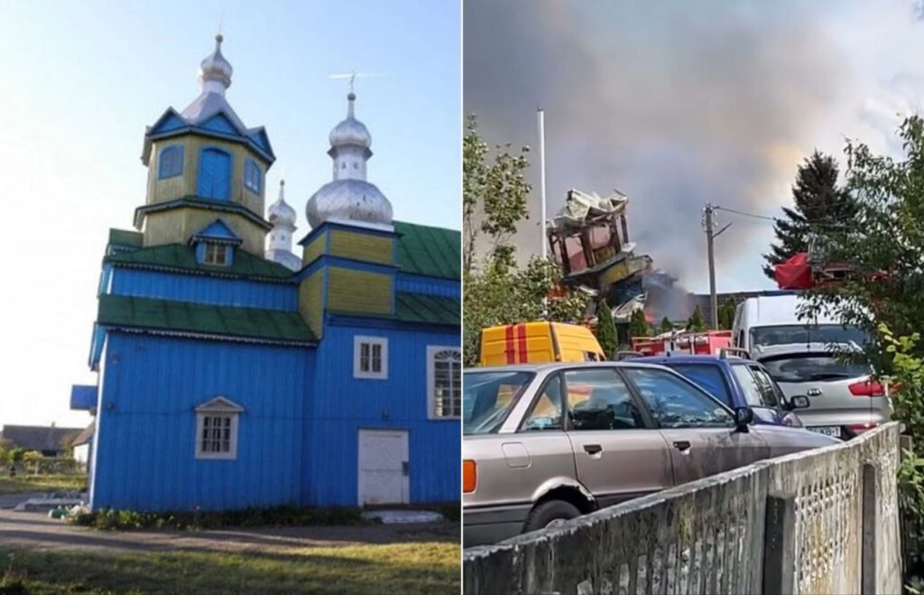 В Жабинковском районе восстанавливают пострадавший от пожара храм