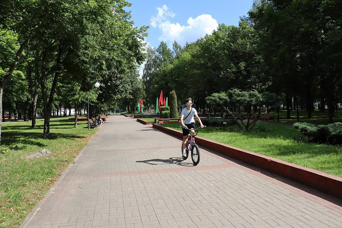 В Жодино городской парк благоустраивают за счет горожан