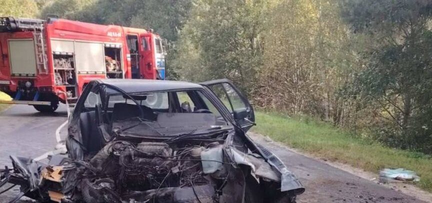 ДТП в Воложинском районе: женщина-пассажир погибла при лобовом столкновении