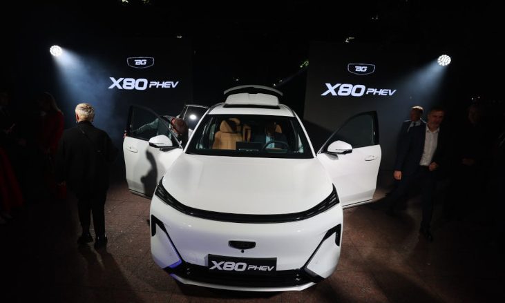 Узнали цену первого белорусского гибрида BELGEE X80 PHEV