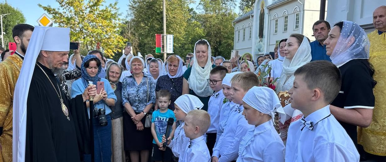 Фоторепортаж с празднования 160-летия храма преподобной Марии Египетской в Вилейке