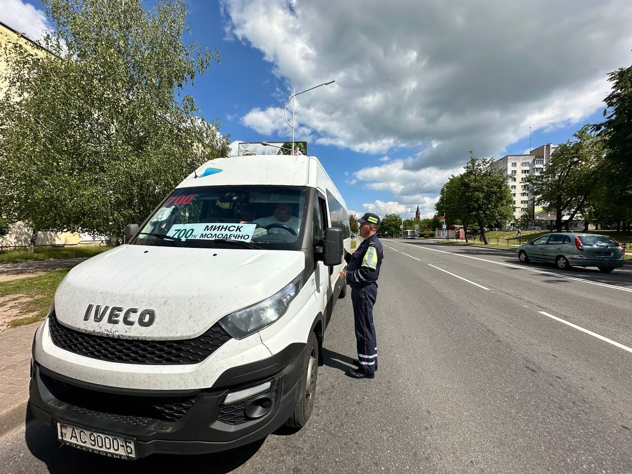 В Молодечненском районе ГАИ проконтролирует маршрутки