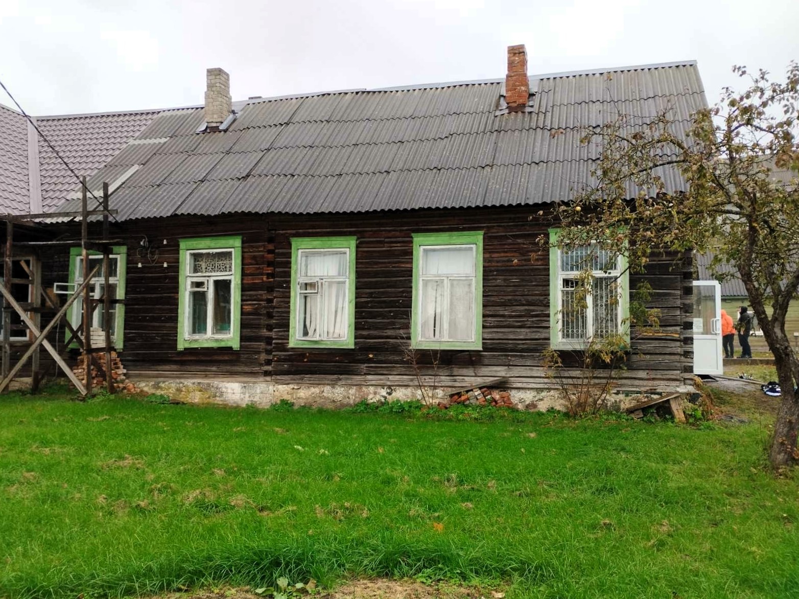В Браславе горел жилой дом