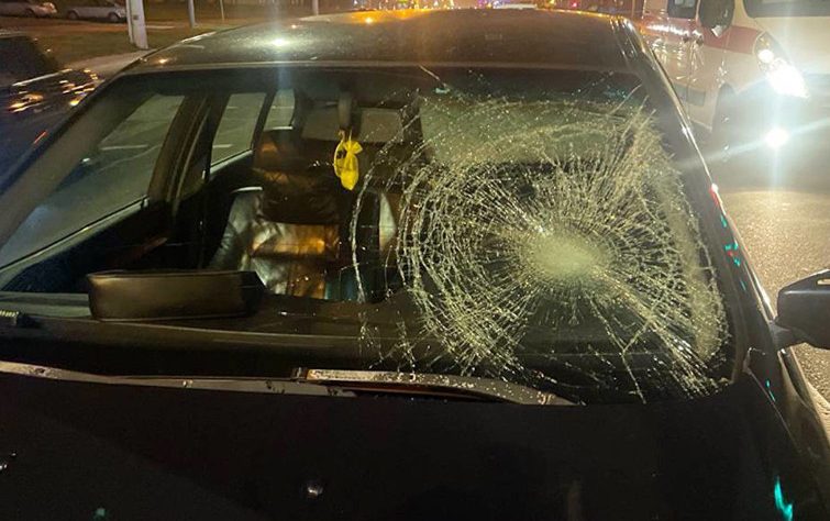 Минчанин повредил ночью чужой автомобиль во дворе дома в Вилейке