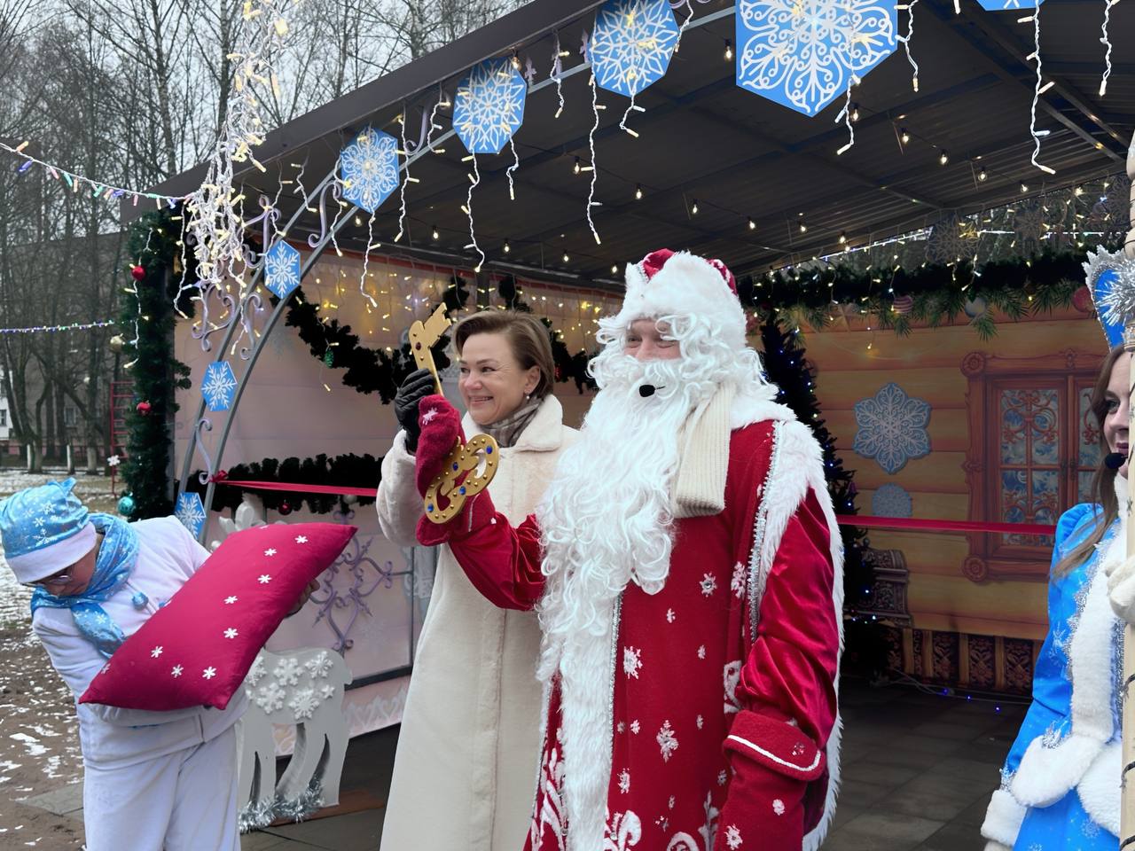 Побывали в резиденции Деда Мороза в Вилейке и узнали, когда она откроется для посетителей 