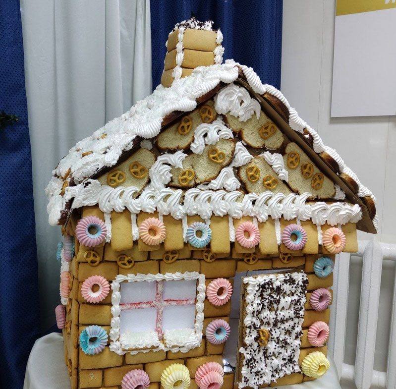 Вкусная новогодняя локация представлена на Вилейском хлебозаводе