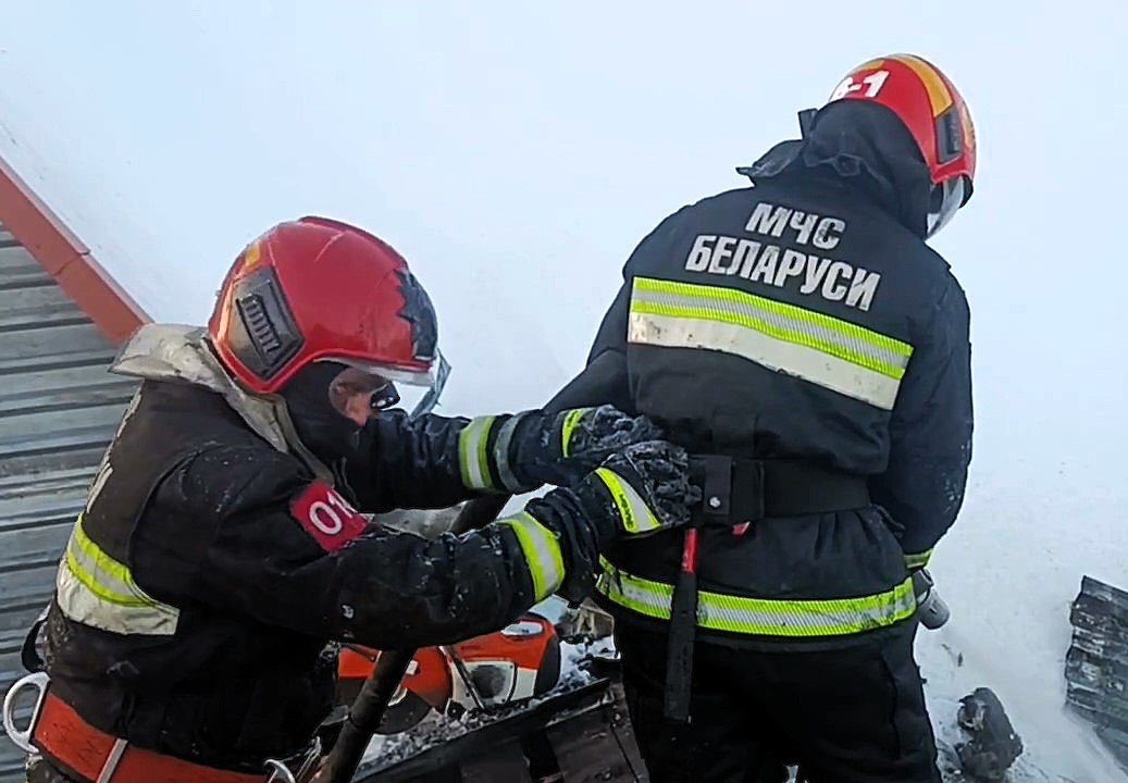 Котельная торгового центра вспыхнула в Браславе
