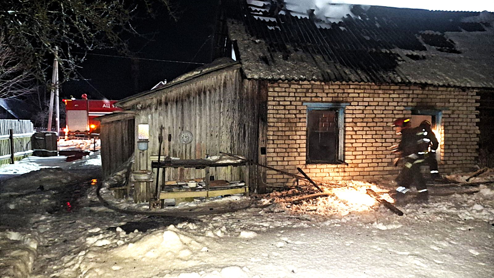Погибший 76-летний мужчина обнаружен на пожаре в агрогородке Любань Вилейского района