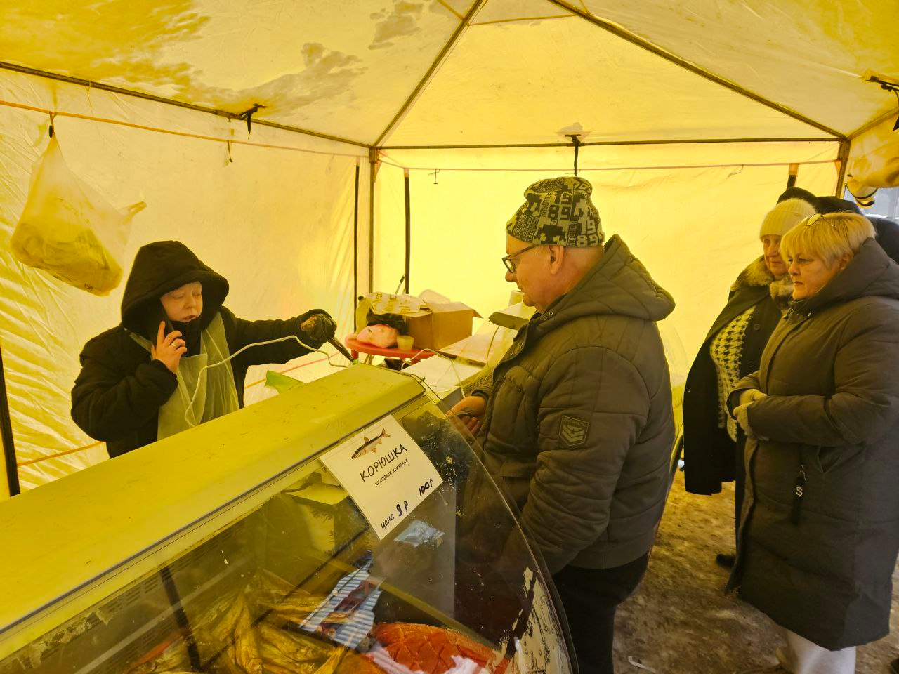 В Молодечно привезли морскую рыбу, в которой красиво всё: и качество, и московские цены