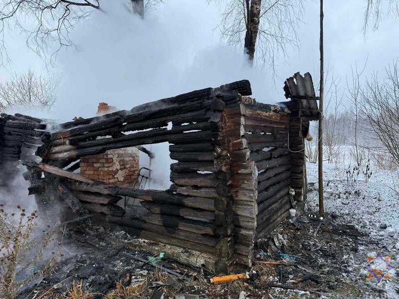 Мужчина погиб на пожаре в Докшицком районе