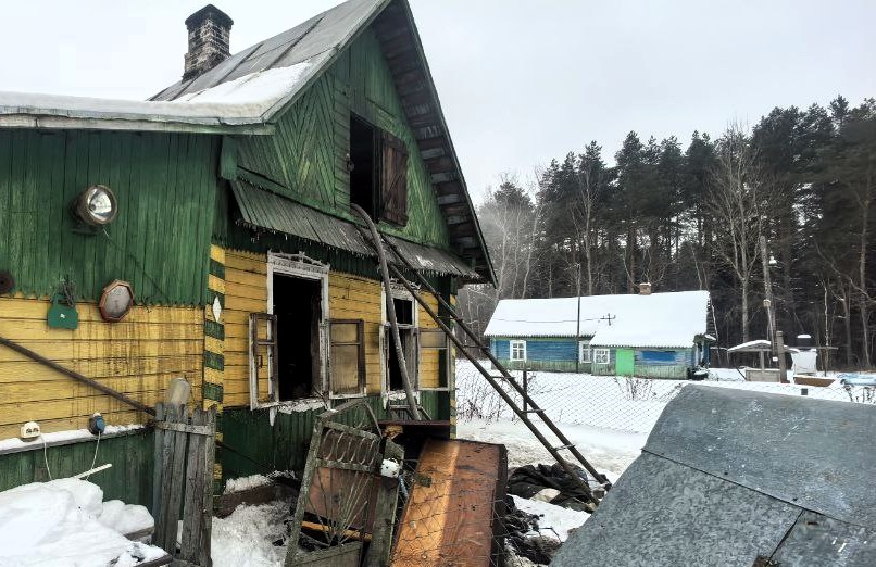 65-летний мужчина найден мёртвым на пожаре в Молодечненском районе