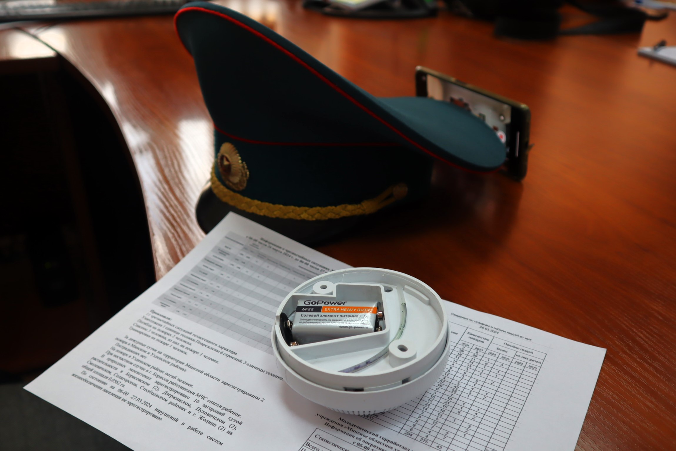 Пожарный извещатель спас жизнь 62-летнего мужчины в деревне под Сморгонью