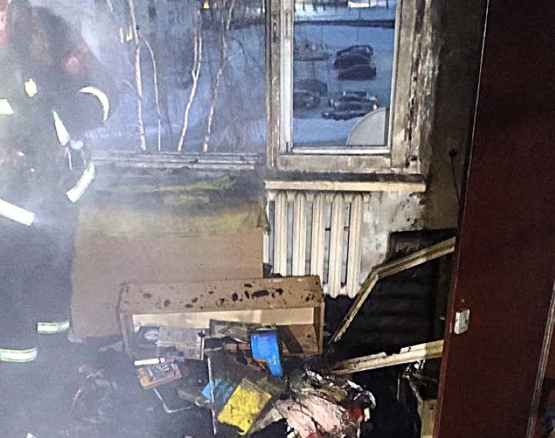 Мужчина без сознания найден на пожаре в Глубоком – медики констатировали смерть