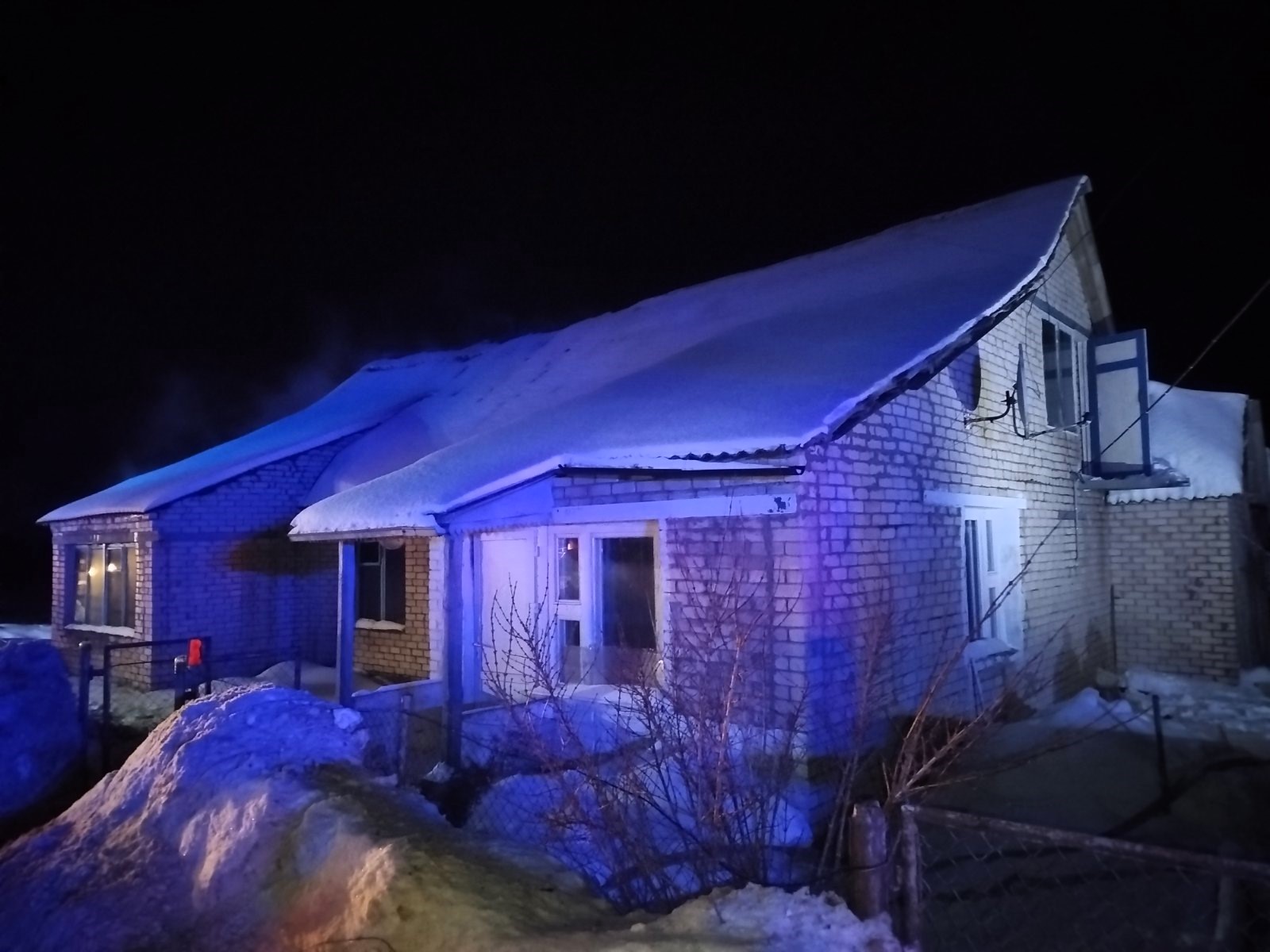 Квартира одноэтажного дома горела в Поставском районе