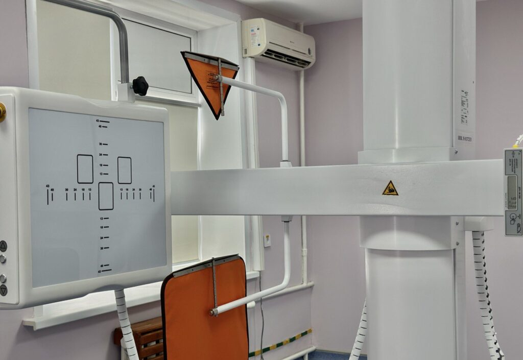 Узнали, когда можно будет сделать флюорограмму возле поликлиники №1 в Молодечно