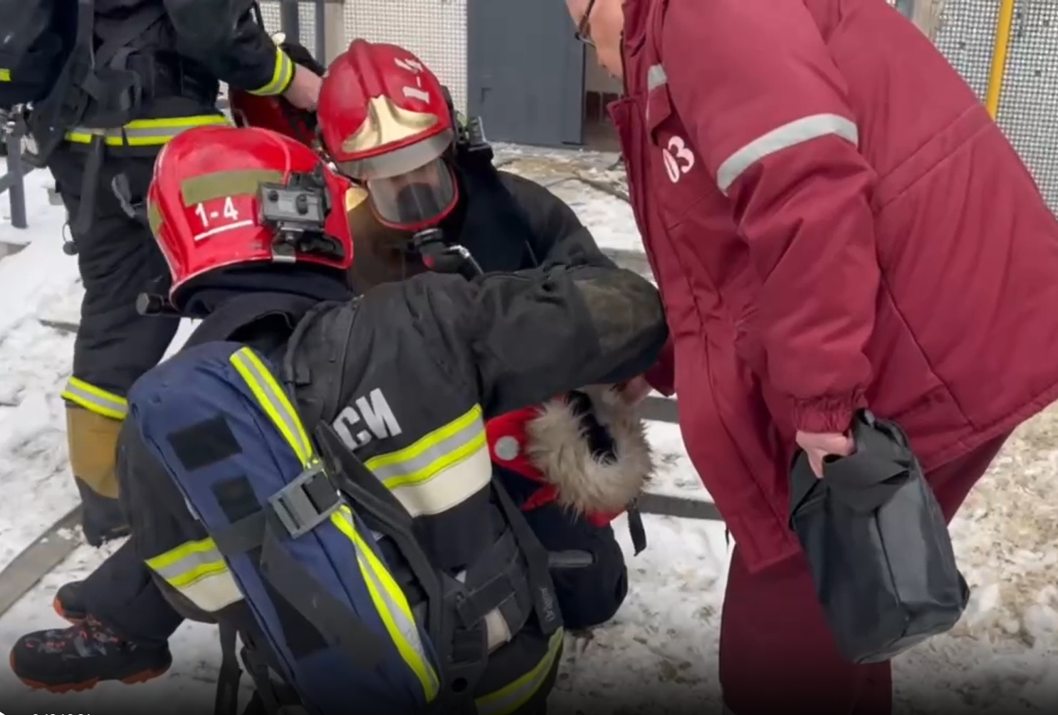 На пожаре в Гродно 3 человека погибли, 5 спасены, 12 эвакуированы