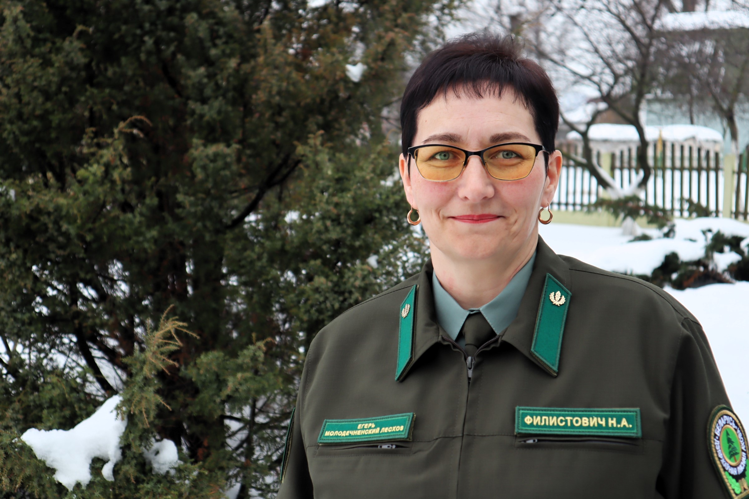 Единственную женщину-егеря Молодечненского лесхоза Наталью Филистович слушаются даже суровые охотники