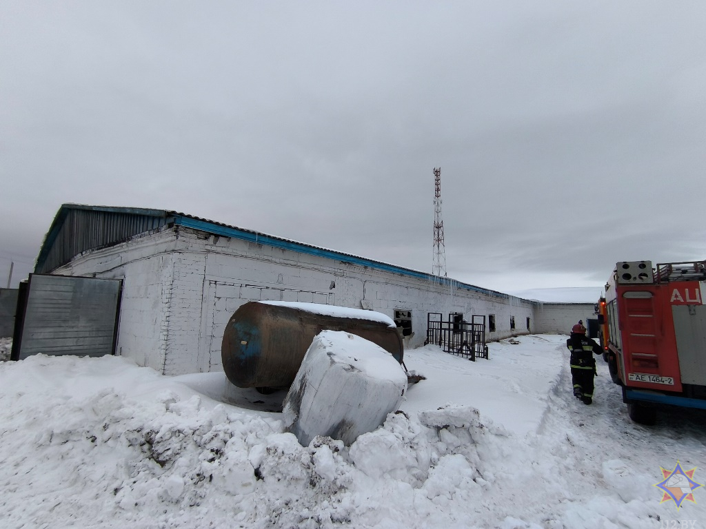 Ферма горела в Поставском районе
