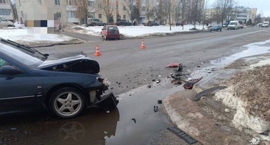 В Молодечно в аварии пострадала пассажир легковушки