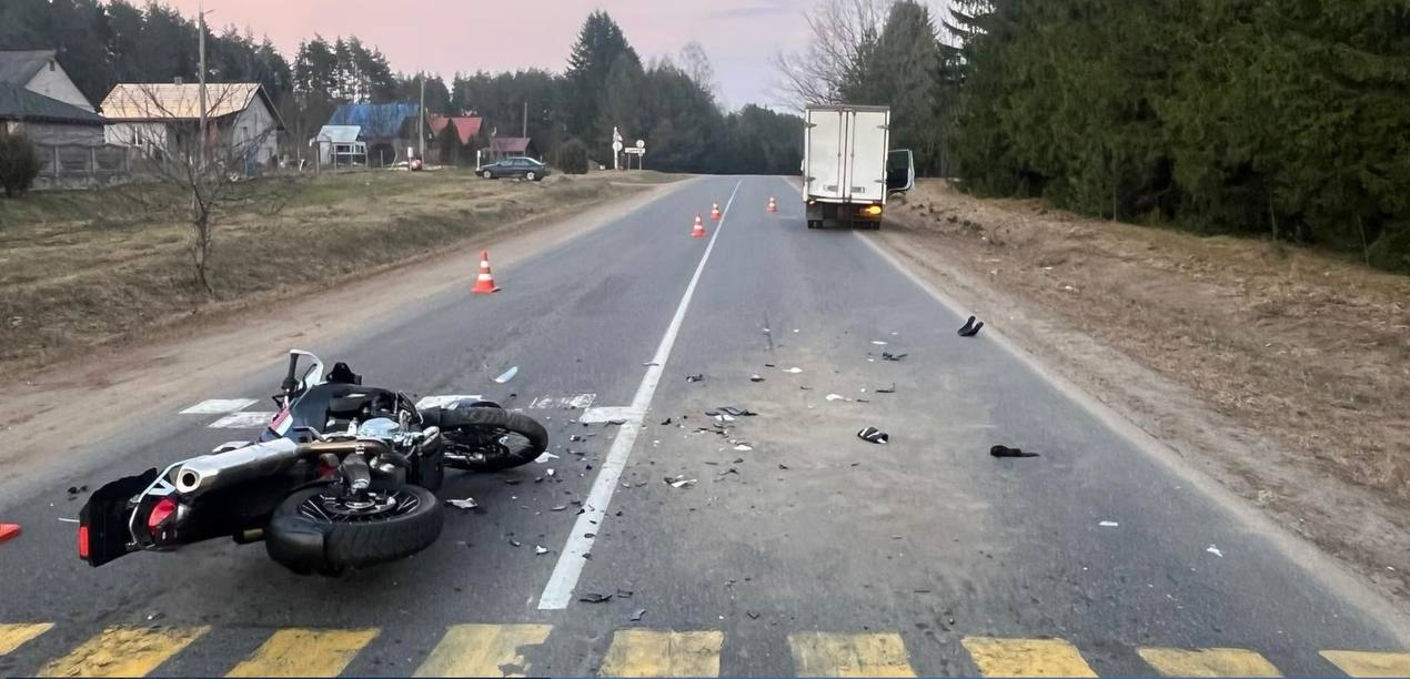 В Воложинском районе погиб мотоциклист