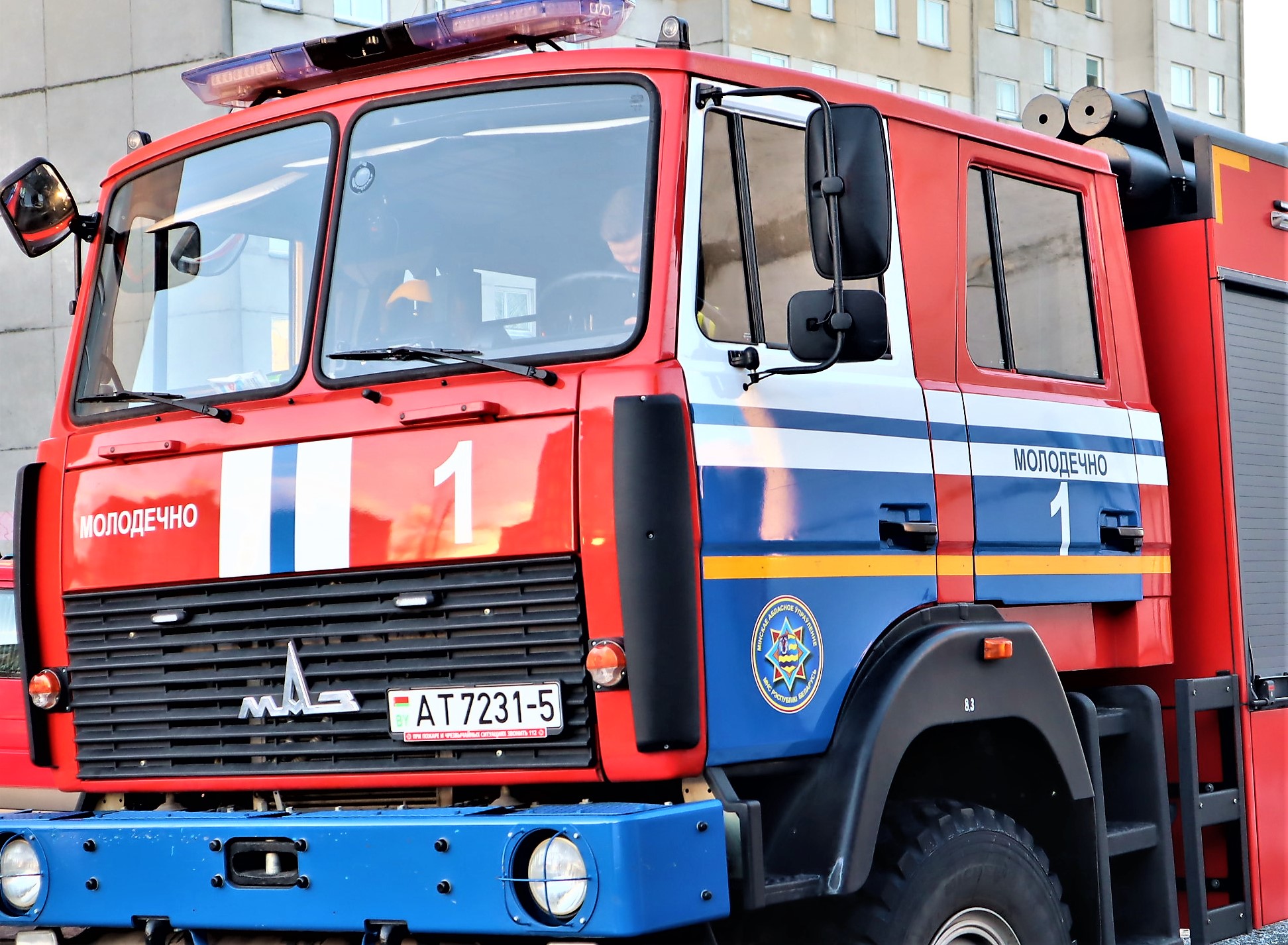 В Молодечно горел автобус, под Молодечно – сарай