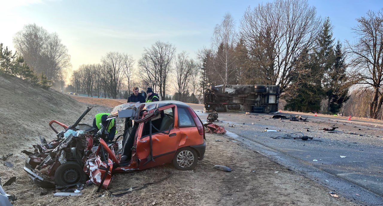 Два человека погибли в аварии под Молодечно
