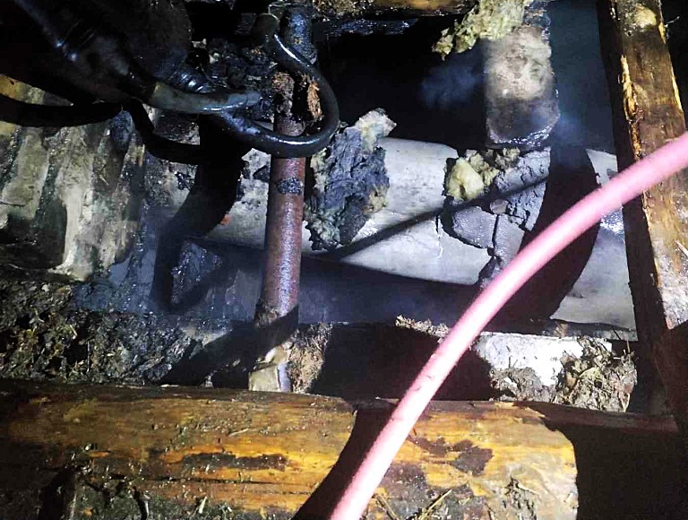 Сельчанин в Сморгонском районе увидел пожар у соседей и вызвал спасателей