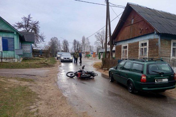 В Ошмянском районе пострадал мотоциклист
