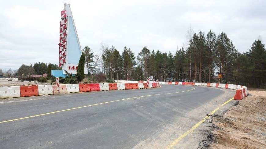 Ремонт моста на въезде в Вилейку закончат к сентябрю