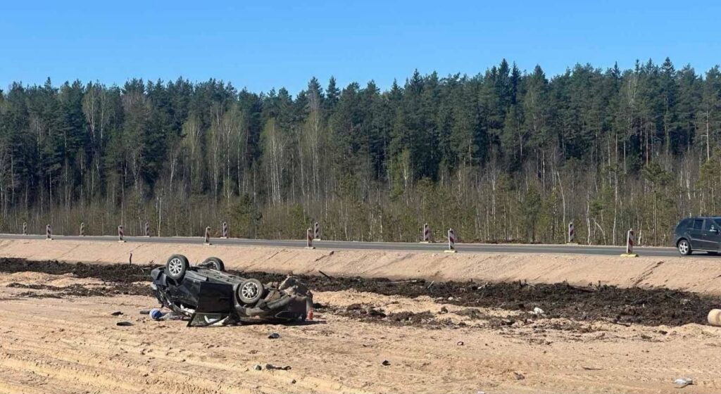 В Логойском районе пьяный водитель на Chevrolet вылетел в кювет 