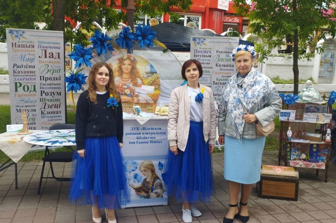 На аллее «Женщины искусства» в Молодечно вилейчане представили интерактивную зону