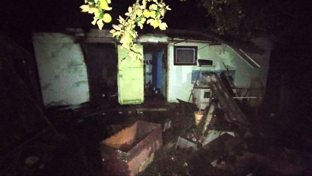 В дачном поселке под Сморгонью горел сарай