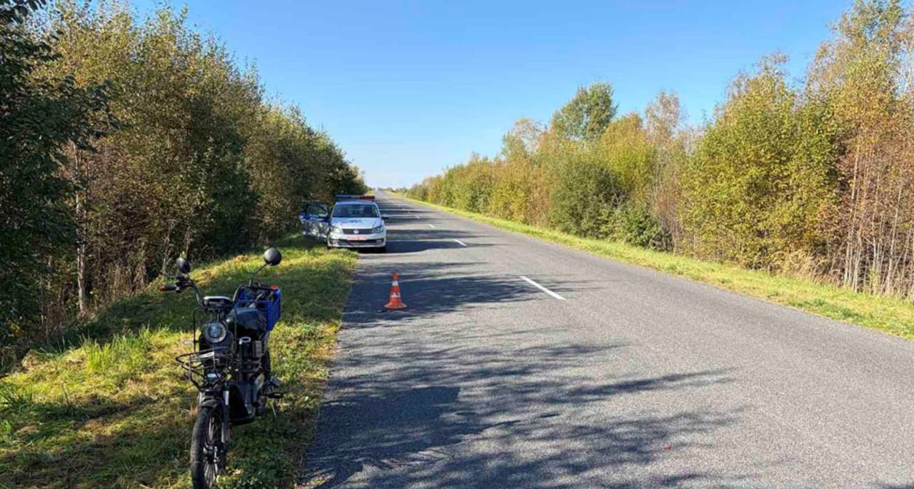 В Вилейском районе 84-летний водитель наехал на велосипедистку и скрылся с места ДТП